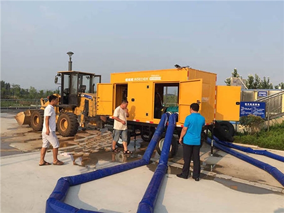 山東大暴雨，羅德移動(dòng)泵車(chē)隨時(shí)待命