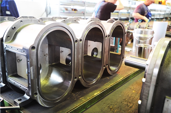 采用全橡膠包覆轉子的凸輪泵 采用全橡膠包覆轉子的凸輪泵