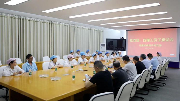 抓黨建、促穩(wěn)工”——炬神電子黨支部為企業(yè)穩(wěn)工獻計獻策